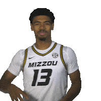 Basketball Smile Sticker by MizzouHoops