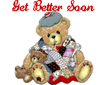 sick get well soon STICKER