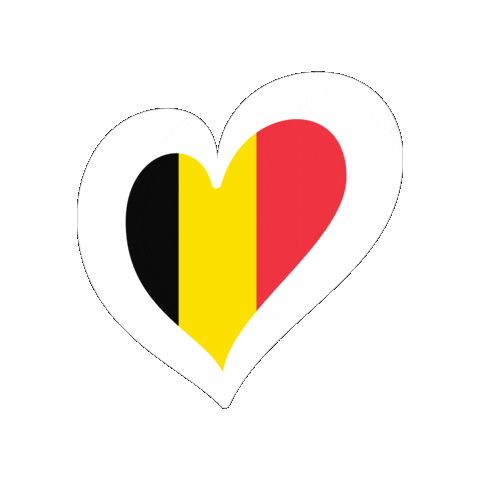 Heart Belgium Sticker by Eurovision Song Contest