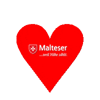 Heart Engagement Sticker by Malteser Deutschland