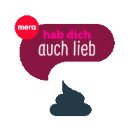 Hab Dich Lieb Cat Sticker by mera petfood