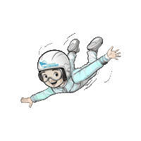 Fly Sky Sticker by Indoor Skydiving Viernheim