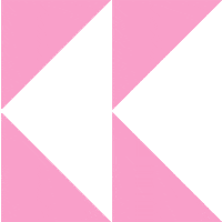 Katie-Kime kk katiekime katie kime kk logo Sticker