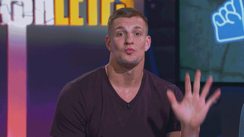 waving rob gronkowski GIF by Nickelodeon