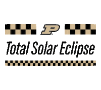 Solar Eclipse Racing Sticker by Purdue University