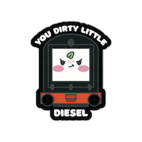 Bullet Train Diesel Sticker