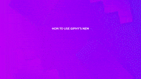 "Hire Me" Button On GIPHY