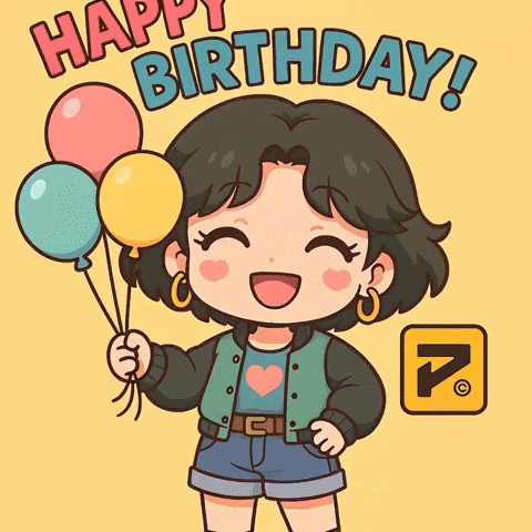 Happy Birthday Hana GIF by Persona