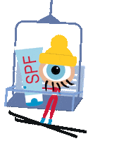 Bff Snowboarding Sticker by Stichting Melanoom