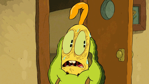 nervous pig goat banana cricket GIF by Nickelodeon
