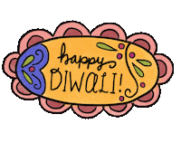 Diwali Brightandblue Sticker by Natasha B.