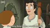 Hitting Rick And Morty GIF by Adult Swim