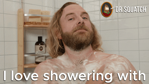Excited Shower GIF by DrSquatchSoapCo
