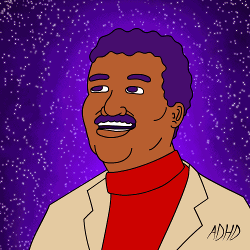 Neil Degrasse Tyson News GIF by Animation Domination High-Def