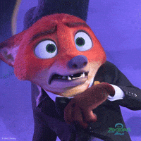 Scared Jason Bateman GIF by Walt Disney Animation Studios