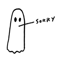 Griffics ghost sorry disappear ghosting GIF