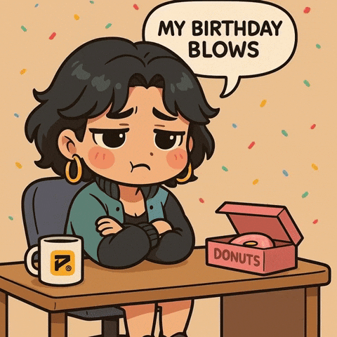 Sad Confetti GIF by Persona