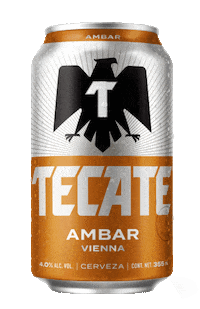 cervezatecate cerveza birra chela tecate Sticker