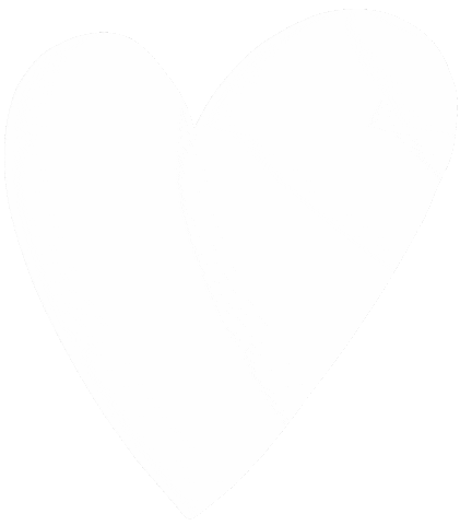 White Heart Sticker by zartmintdesign