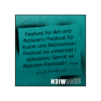 wienwochefestival wienwoche wienwoche2024 festivalforactivism Sticker