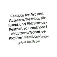 Festivalforactivism Sticker by wienwoche