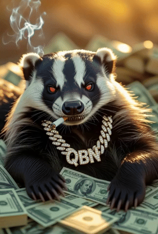 k10k qbn money badger GIF