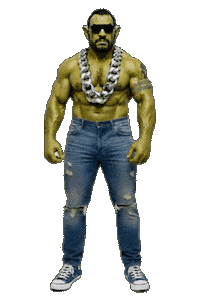 Cyborg Bodybuilder Sticker by Database數據