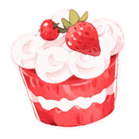 Cup Cake Cafe Sticker