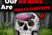 84vette our brains are c4 corvette GIF