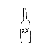 dolphinhotel drink beer cheers bottle Sticker