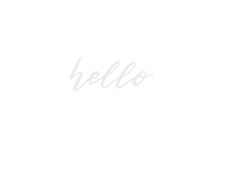 Calligraphy Hello Sticker by The Jomu Co