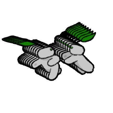 Hide And Seek Running Sticker by biospectrum