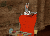 looney tunes hair GIF