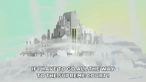 happy supreme court GIF by South Park 