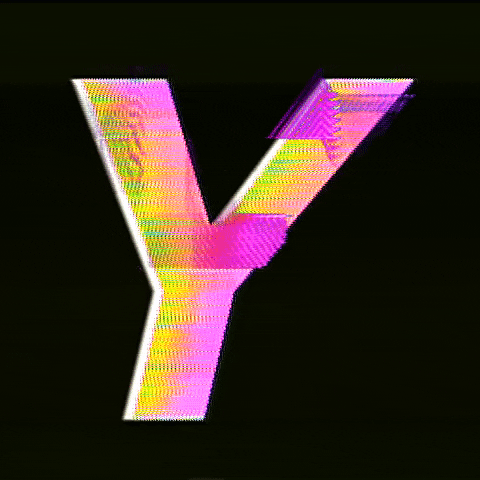 Glitch Alphabet GIF by #BASILIO