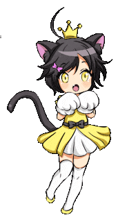 Lunime cat cute cool life Sticker