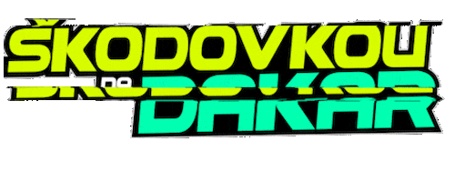 skodovkounadakar giphyupload na dakar 716 Sticker