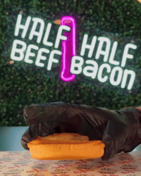 BackslashBurger yum foodie fries burgers GIF