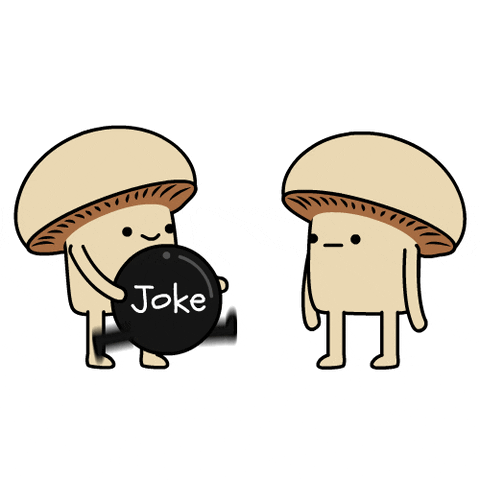 mushroommovie giphyupload running joke holding back GIF