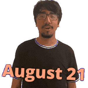 August 21 Sticker