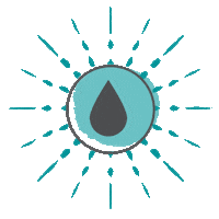Water Drink Up Sticker by STARTplanner.com