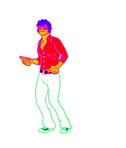yachtrockrevue animation rock disco smooth Sticker