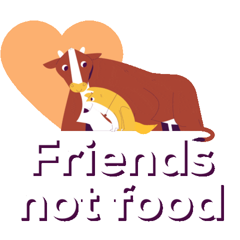 vexquisitstudio animation vegan perro veggie Sticker