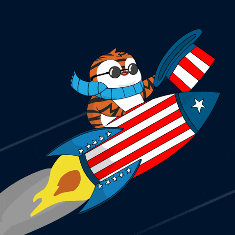 Celebrate United States GIF by Pudgy Penguins