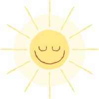 Good Vibes Sun Sticker