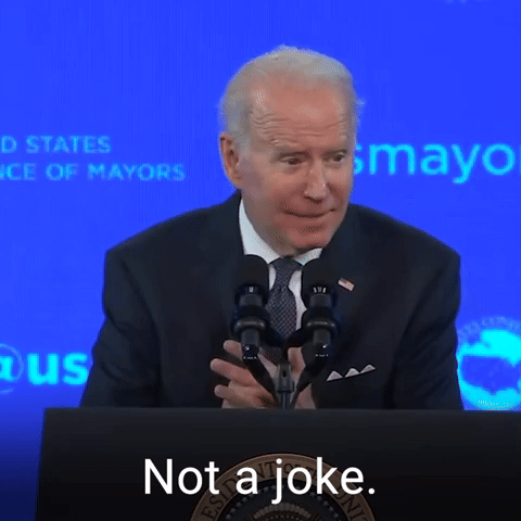 Not a joke.
