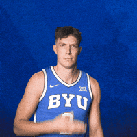 Byu Basketball Surprise GIF by BYU Cougars