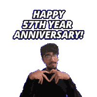 57Th Anniversary Sticker