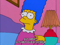 marge simpson bed time GIF