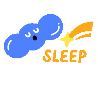 Sleepy Good Night Sticker by Zypto